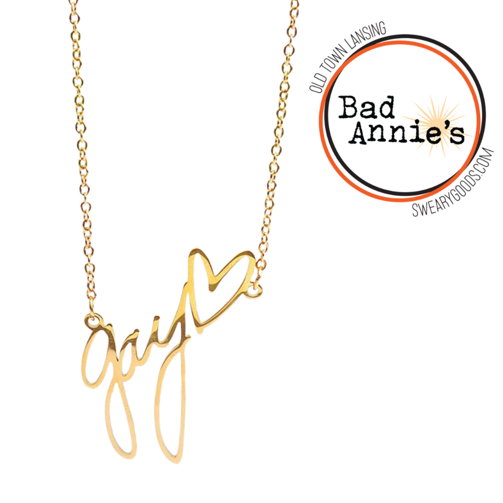 Necklace - Gay - Gold