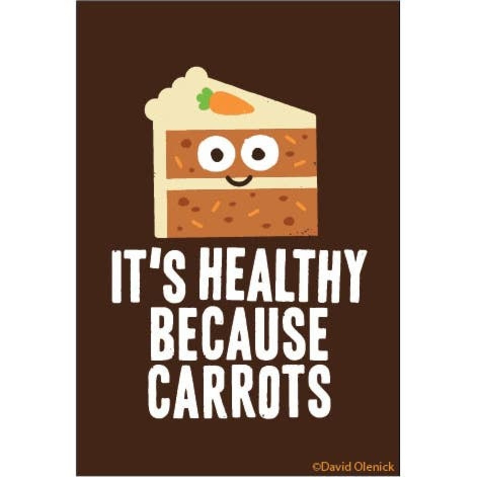Magnet - It's Healthy Because Carrots