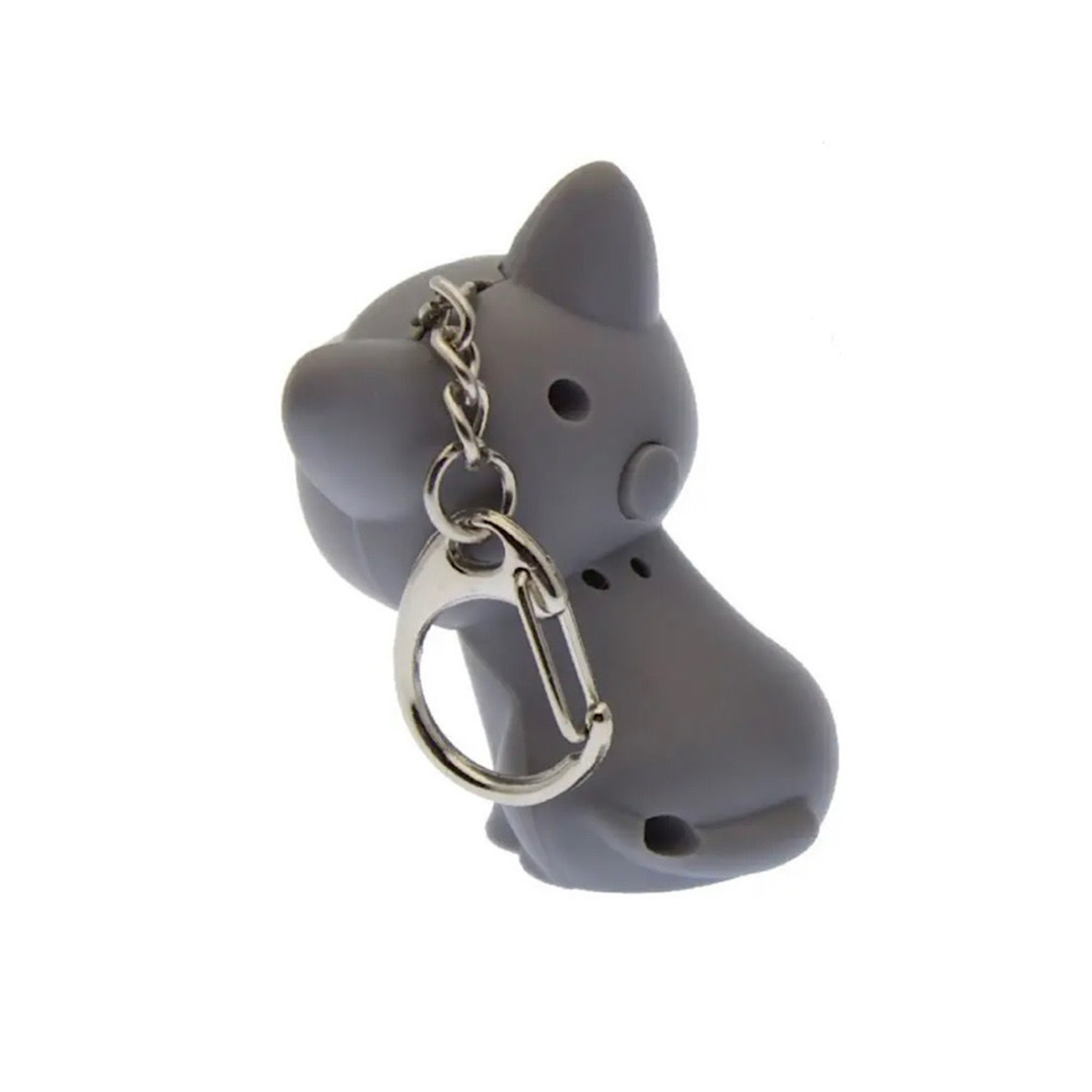 Keychain - Kitten LED Light With Sound (Grey cat)