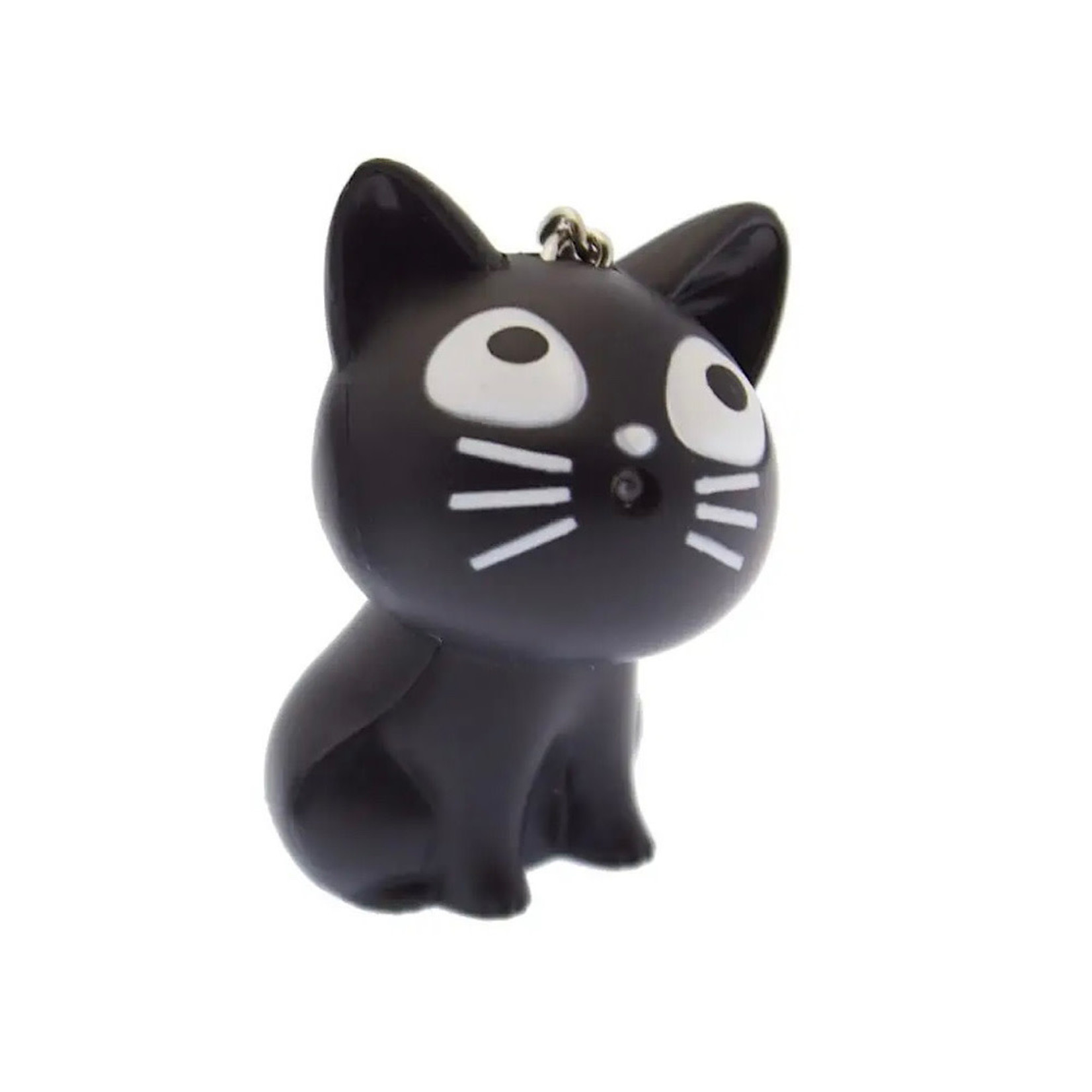 Keychain - Kitten LED Light With Sound (Black)