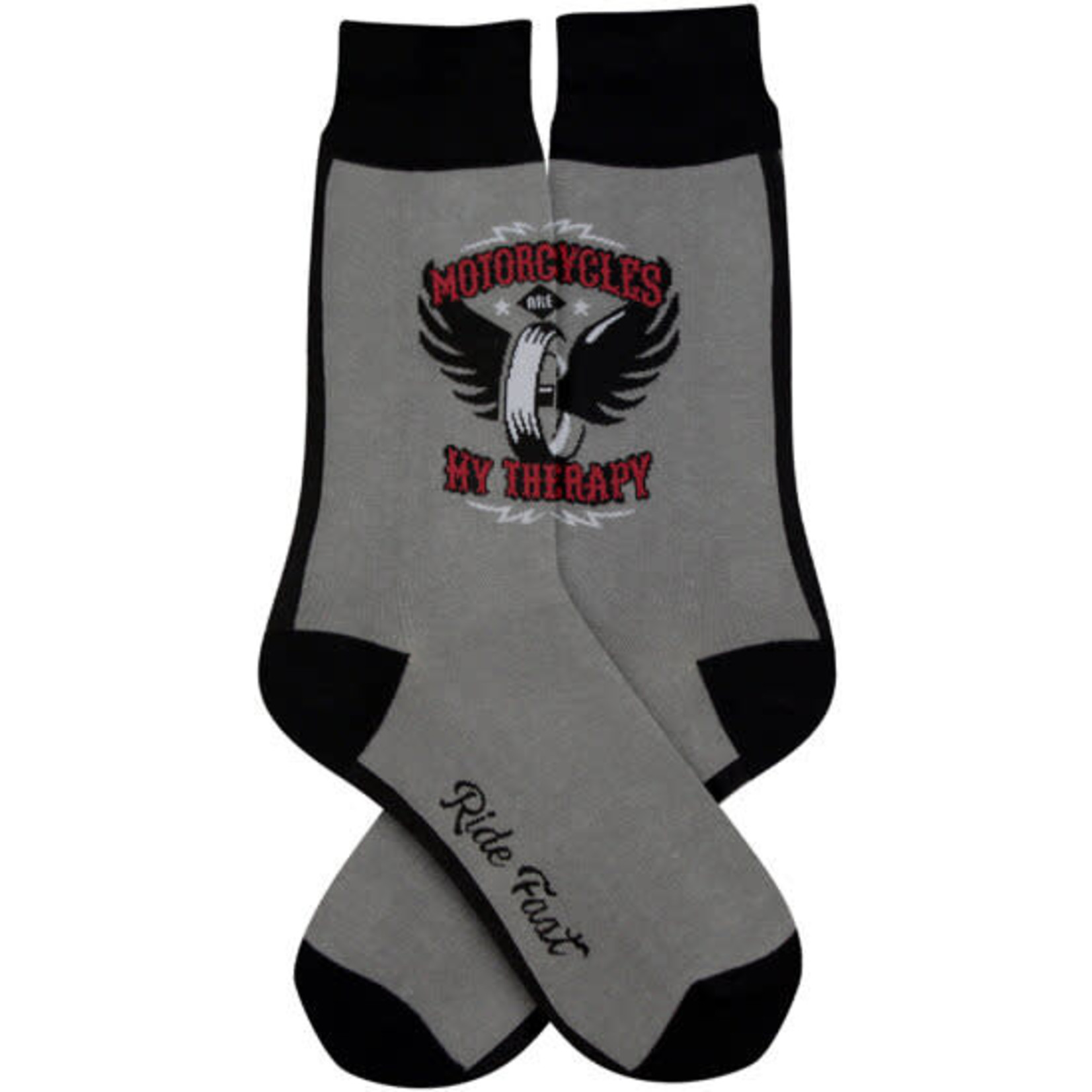 Socks (Mens) - Motorcycles Are My Therapy