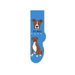 Socks (Womens) - Pitbull (Blue)