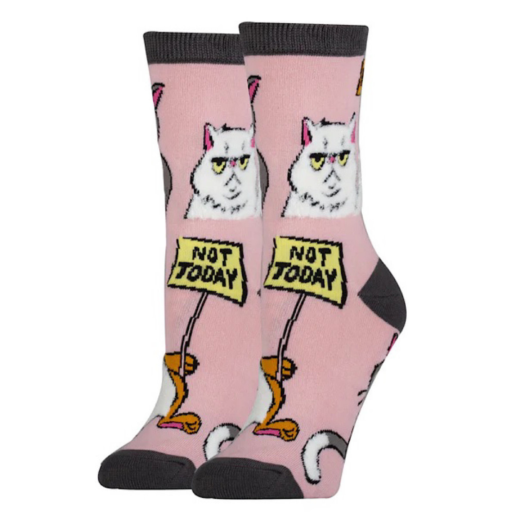 Socks (Womens) - Nope Not Today (Cat)