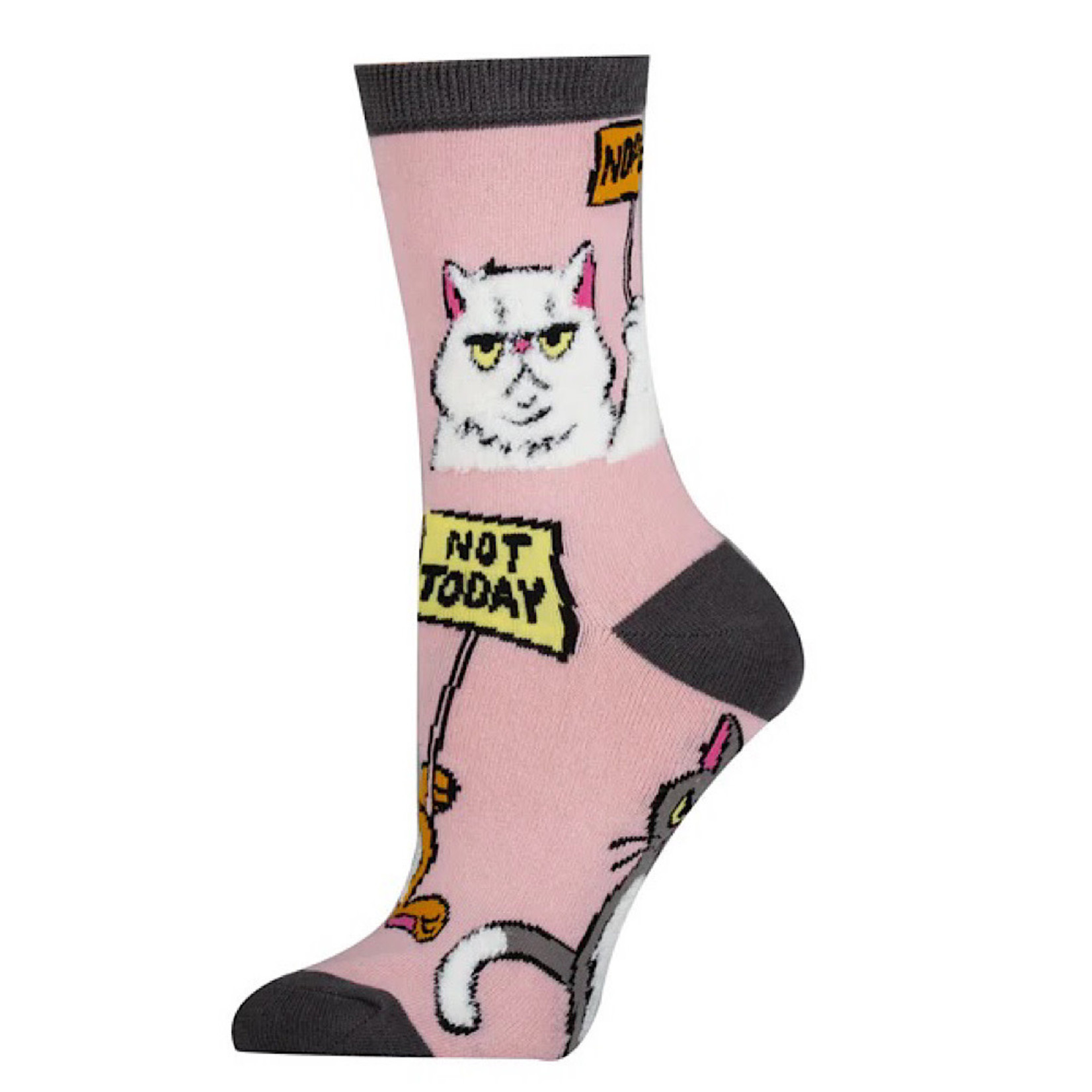 Socks (Womens) - Nope Not Today (Cat)