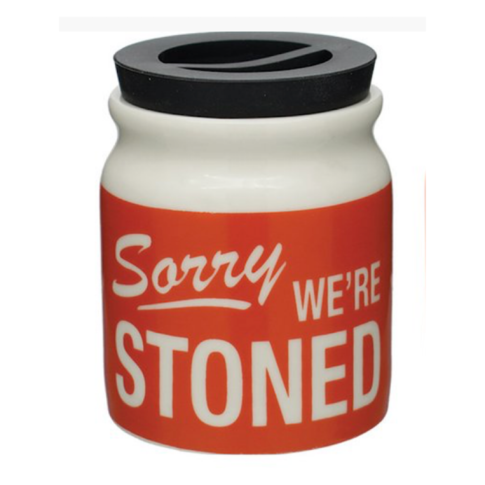 Stash Jar - Sorry We're Stoned