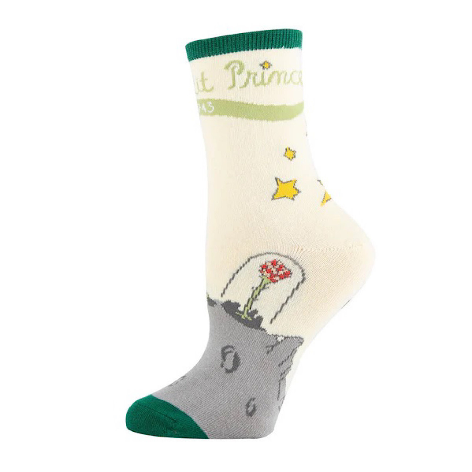 Socks (Womens) - Le Petit Prince (Cream)