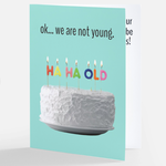 Bad Annie’s Card #205 - Ok… We Are Not Young, Ha Ha Old (Happy Birthday)