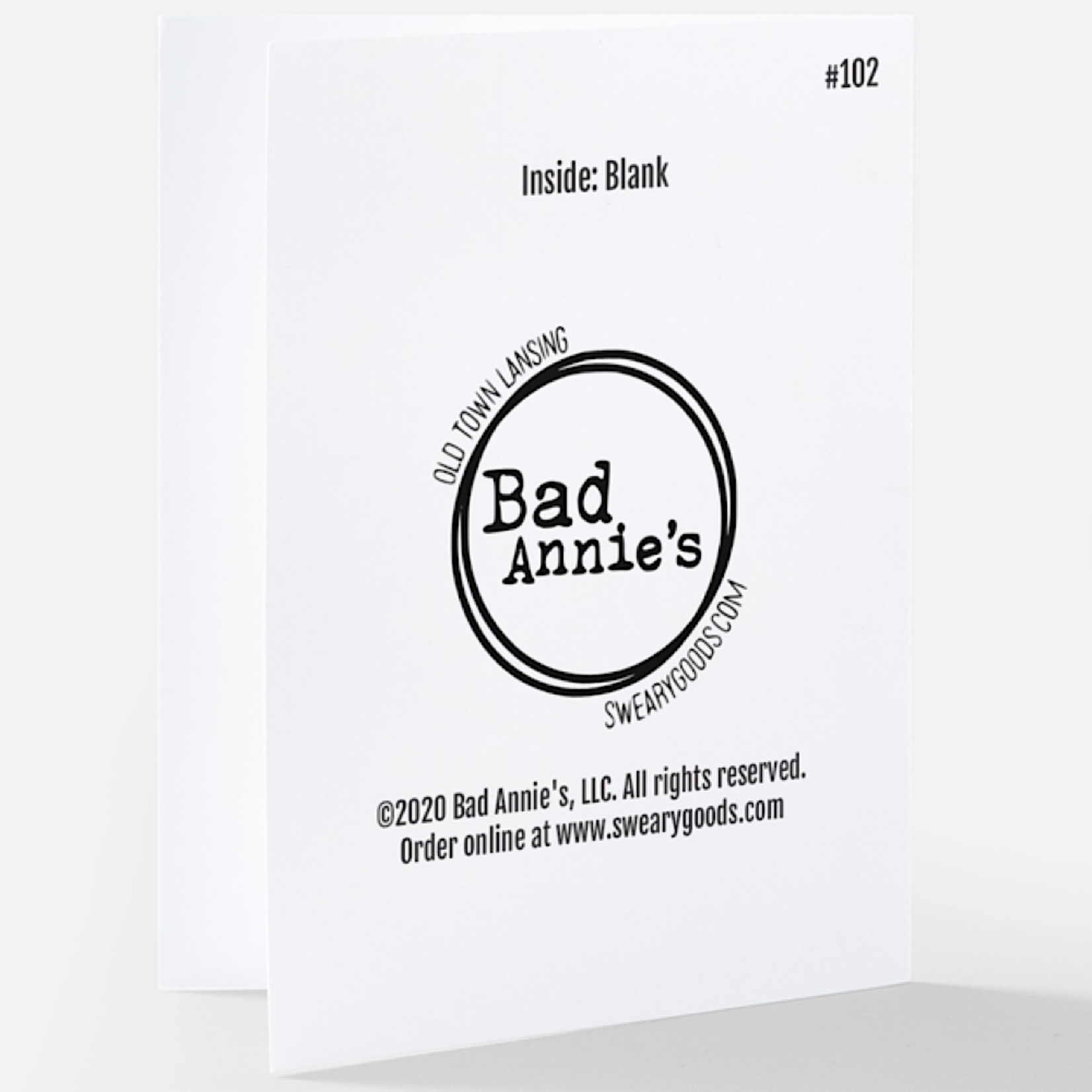 Bad Annie’s Card #102 - You Make Me Laugh More Than A Fart In Church