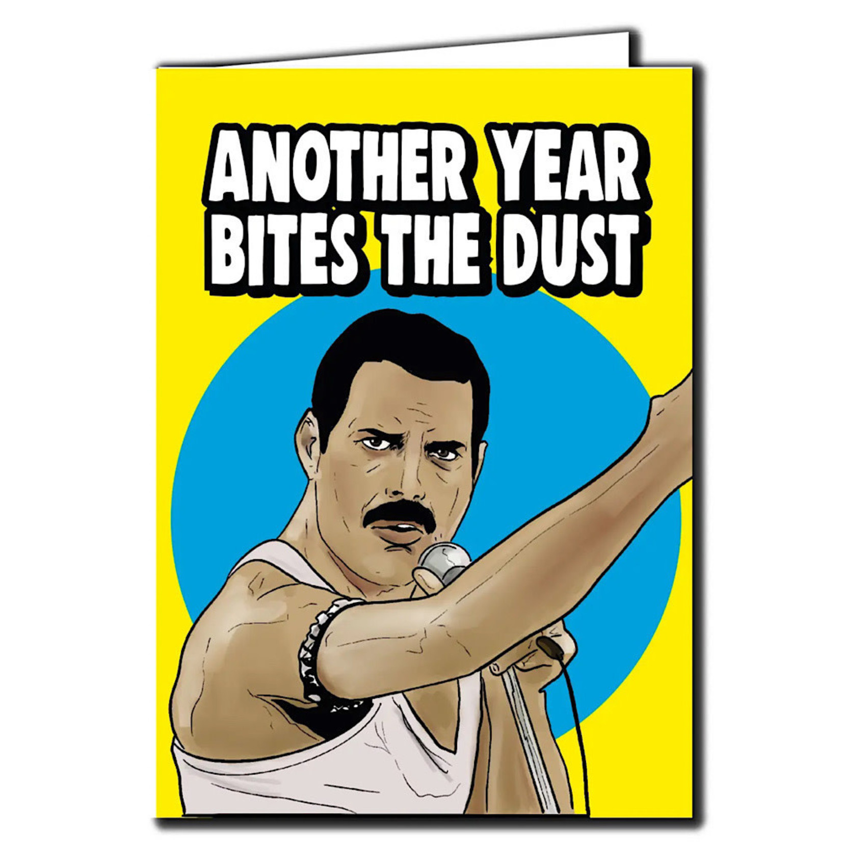 Card - Another Year Bites The Dust (Freddie Mercury)