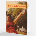 Bad Annie’s Card - You’re Gettin’ Married INSIDE: I’m Getting Schnokered. It’s A Great Day. Congratulations!