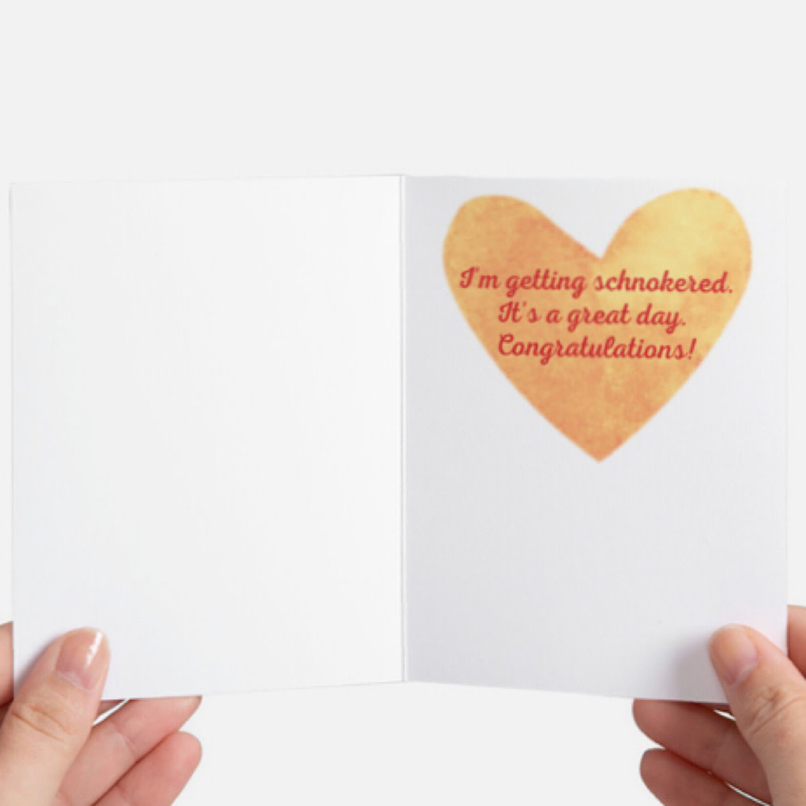 Bad Annie’s Card - You’re Gettin’ Married INSIDE: I’m Getting Schnokered. It’s A Great Day. Congratulations!