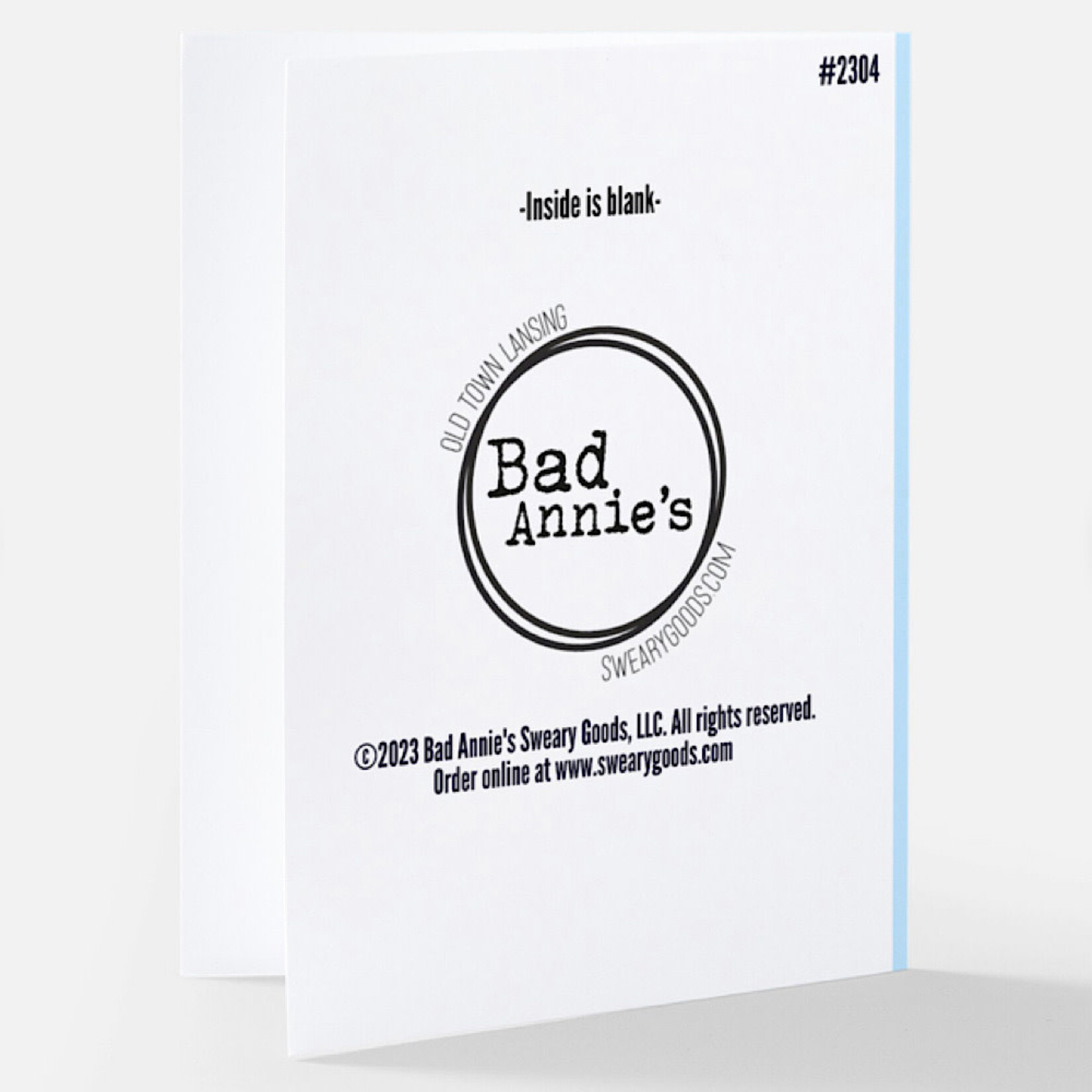 Bad Annie’s Card - Happy Birthday! Let’s Get Bottle Service
