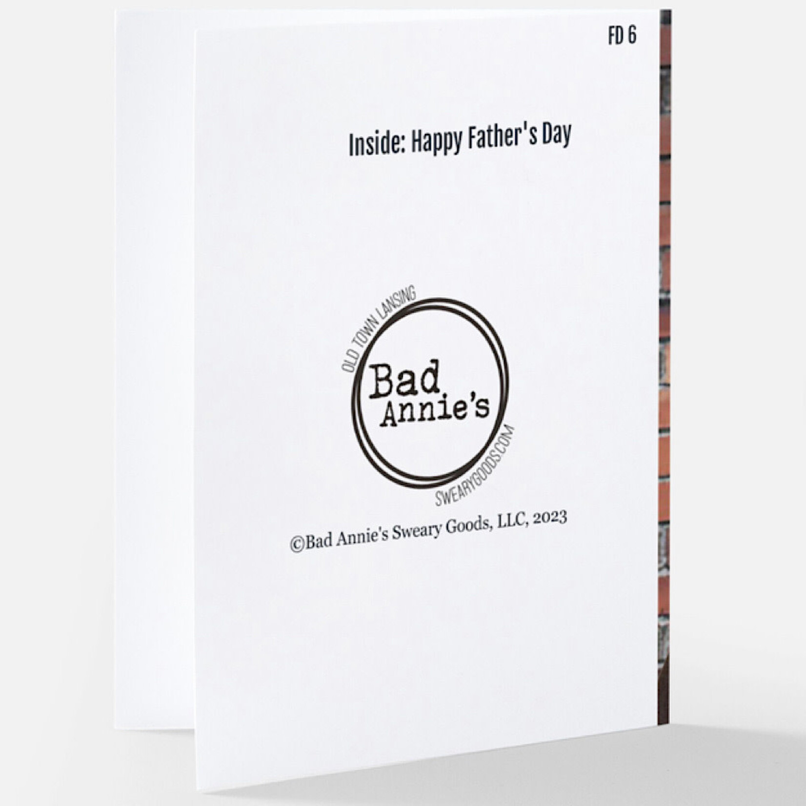 Bad Annie’s Card - You Are The Father INSIDE: Happy Father’s Day! (Jerry Springer)