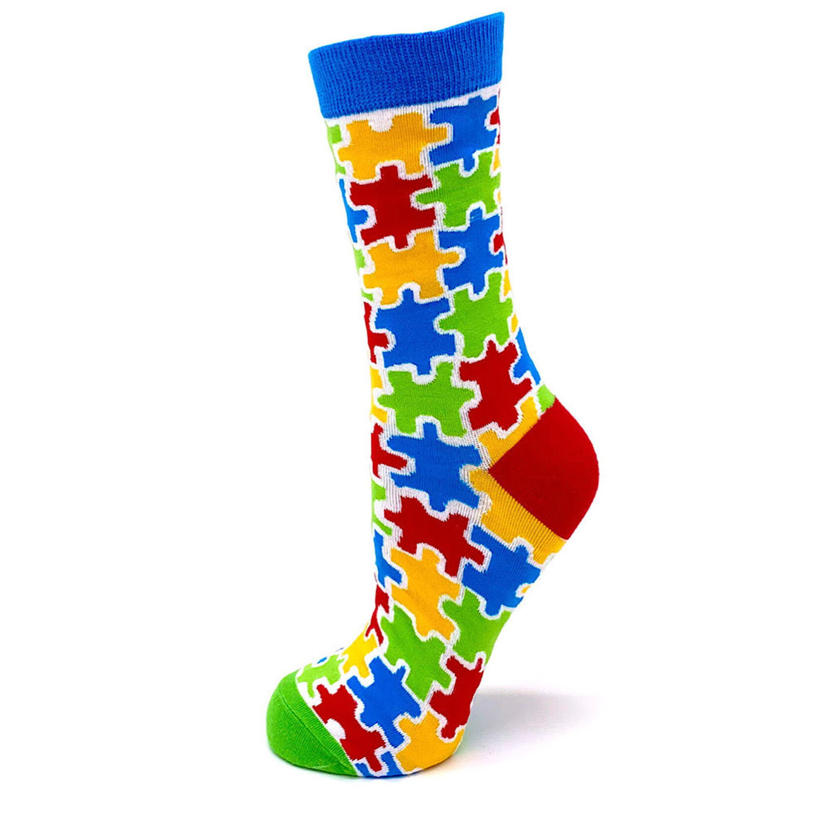 Socks (Womens) - Autism Awareness Puzzle