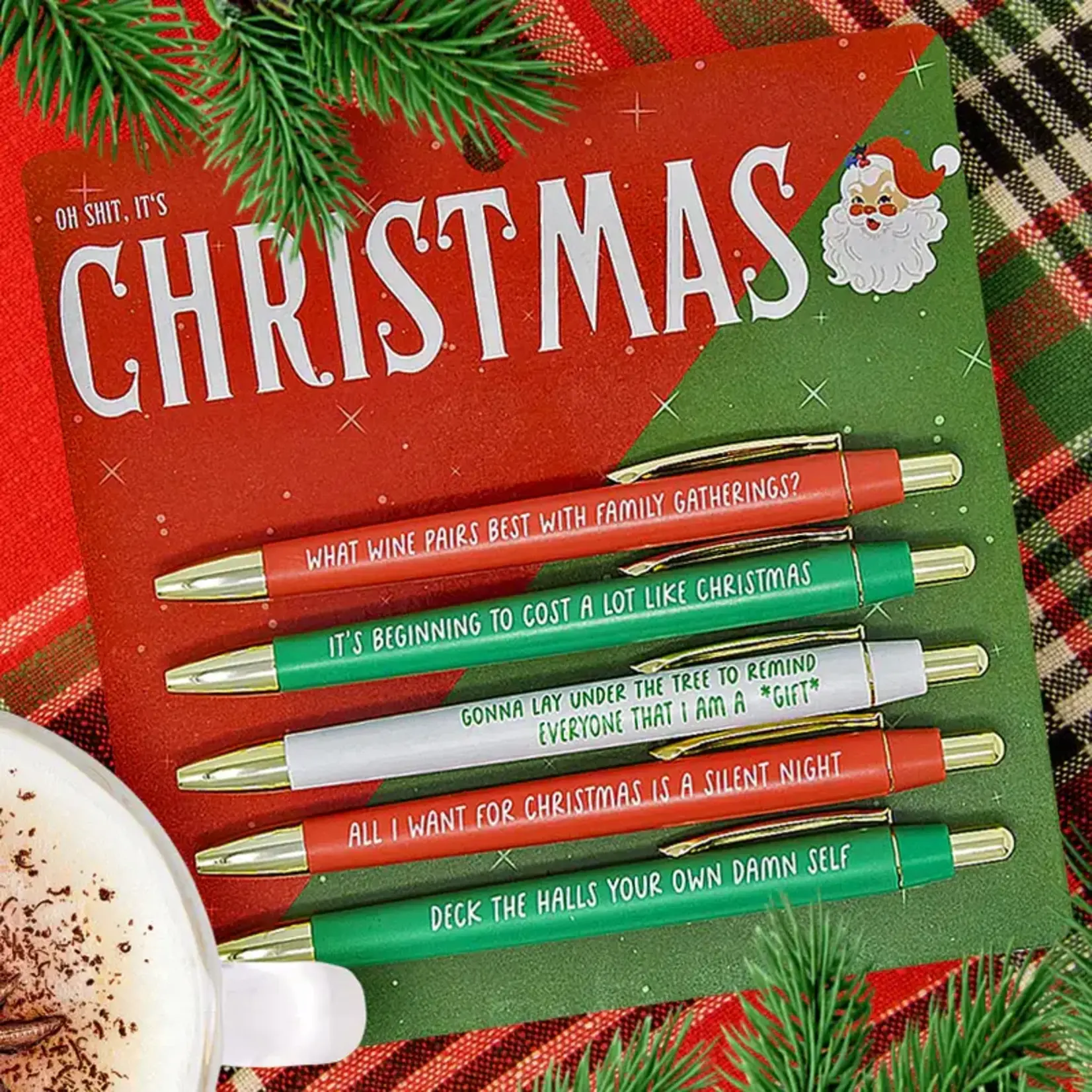 Pen Set - Oh Shit It’s Christmas