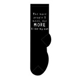 Socks (Unisex) - The More People I Meet, The More I Like My Cat