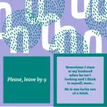 Napkins - Please Leave By 9 / Sometimes I Stare At My Husband When Isnt Looking And I Think To Myself Wow He Is One Lucky Son Of A Bitch