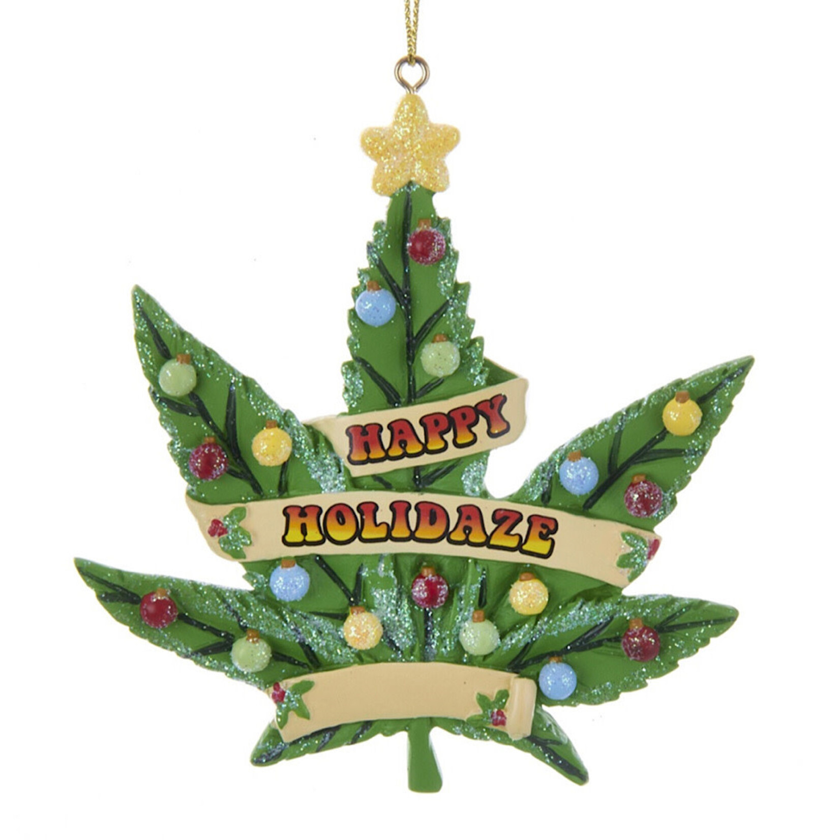 Ornament - Happy Holidaze (Weed Marijuana)