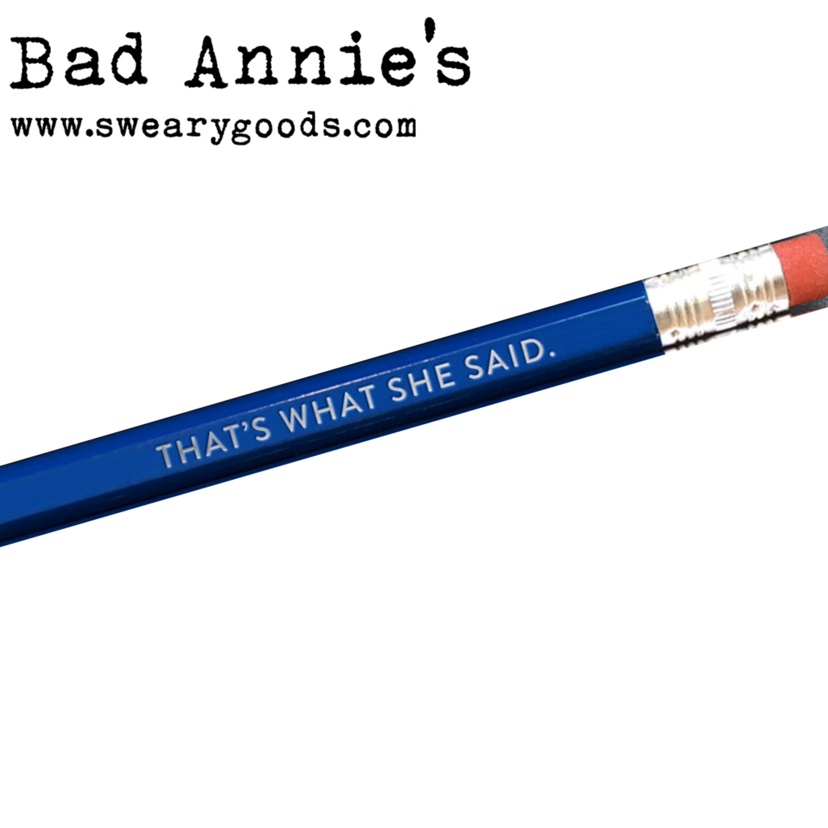 Pencil - That's What She Said (Navy/Silver)