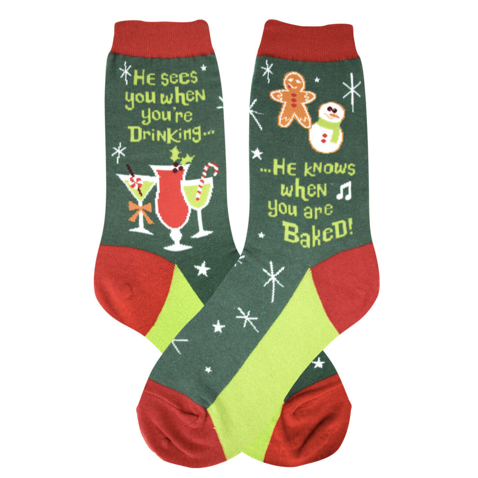 Socks (Women’s) - He Sees When You’re Drinking