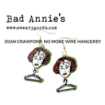 Earrings - No More Wire Hangers (Joan Crawford)