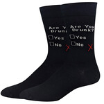 Socks (Mens) - Are You Drunk. Yes No