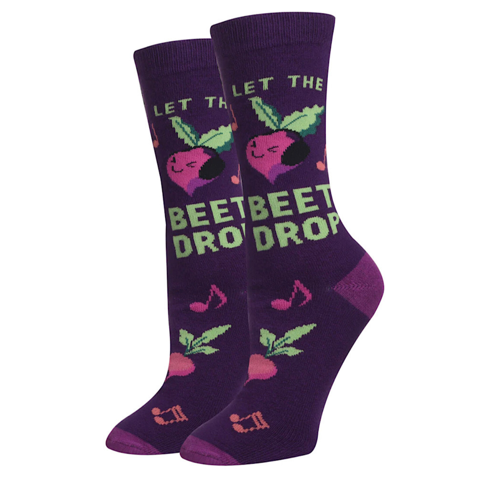 Socks (Womens) - Let The Beet Drop