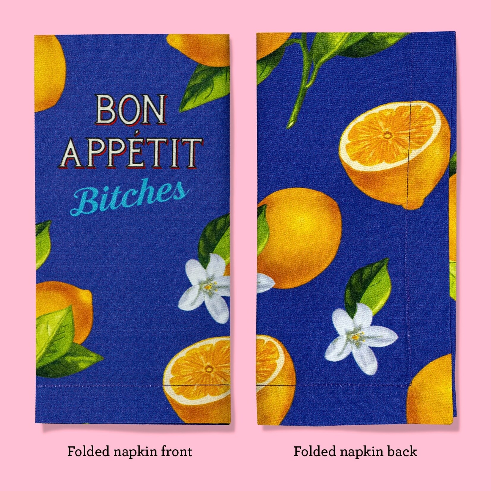 Napkin Set (4 pieces) - Bon Appetit, Bitches