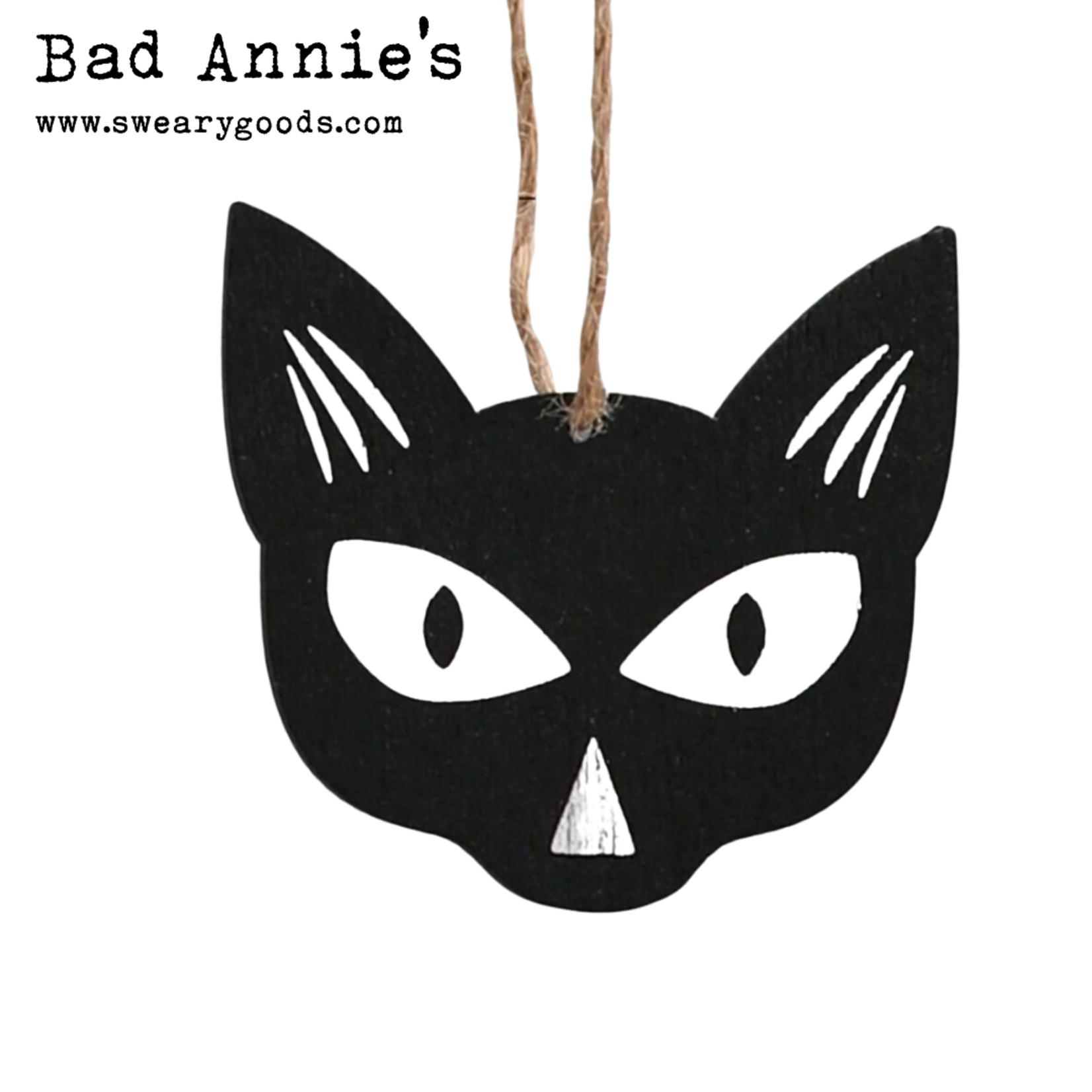 Ornament - Black Cat Head