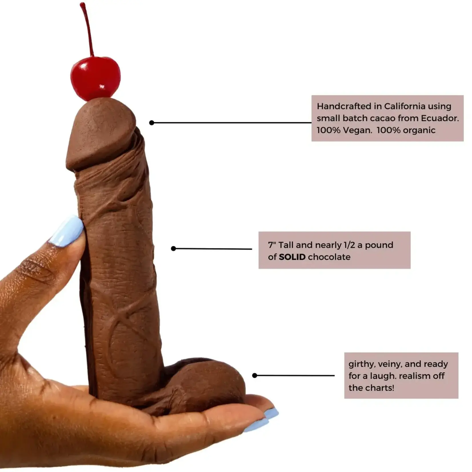 Chocolate Penis - The gift you deserve handmade just for you eat a dick