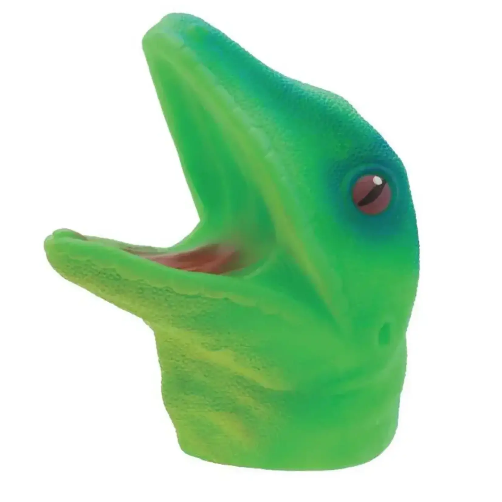 Hand Puppet - Lizard (green & blue)