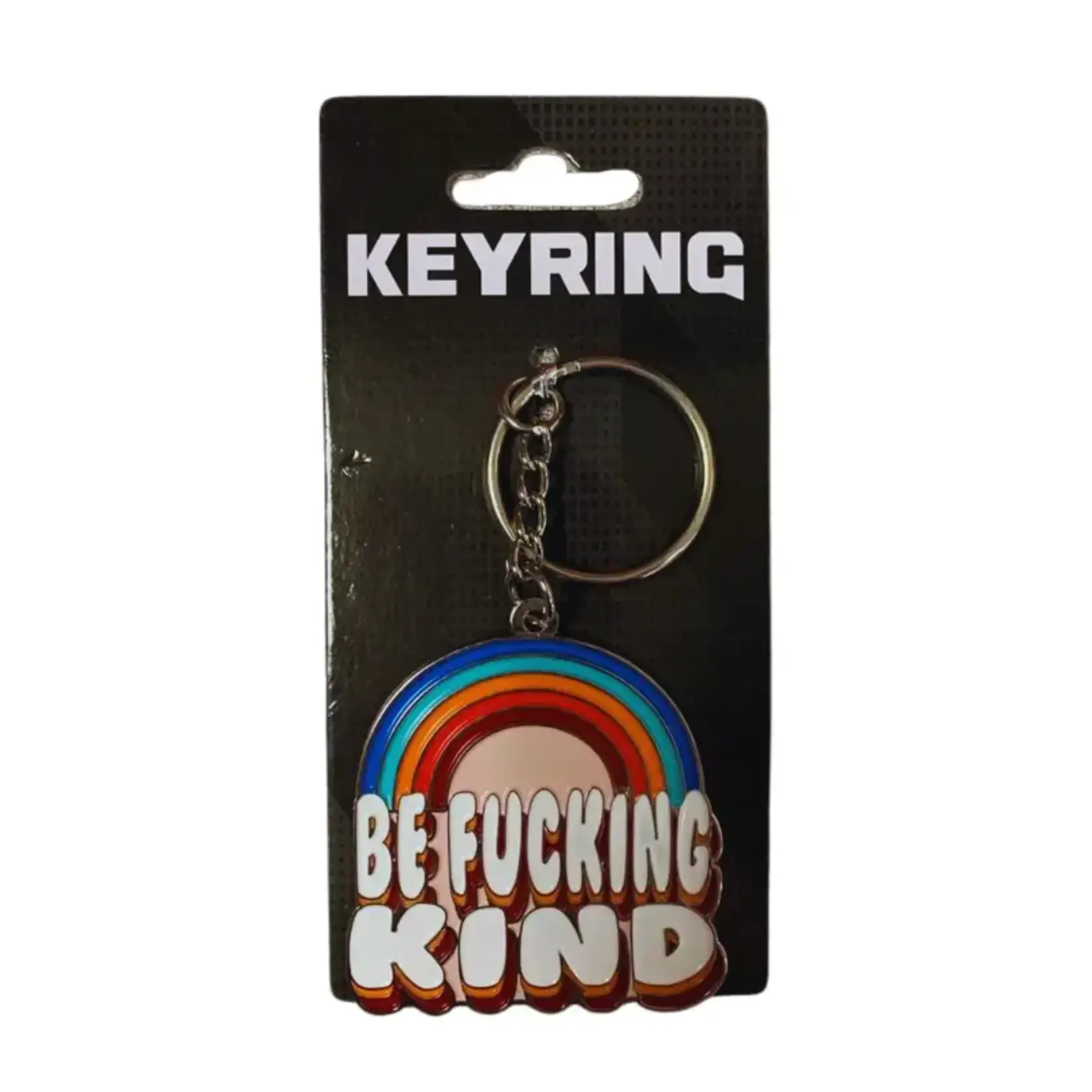 Keychain - Be fucking kind (rainbow)