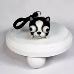 Keychain - Boston terrier (pop out, dog)