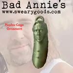 Ornament - Picolas Cage (Nicholas Cage's Face On Pickle)