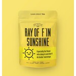 Tea Pouch - Ray Of F'in Sunshine - Tisane - Herbal Tea - Moringa, Maté, Lemon, Cinnamon, Orange, Strawberry, Safflower, Calendula, Butterfly Blue Pea Flower