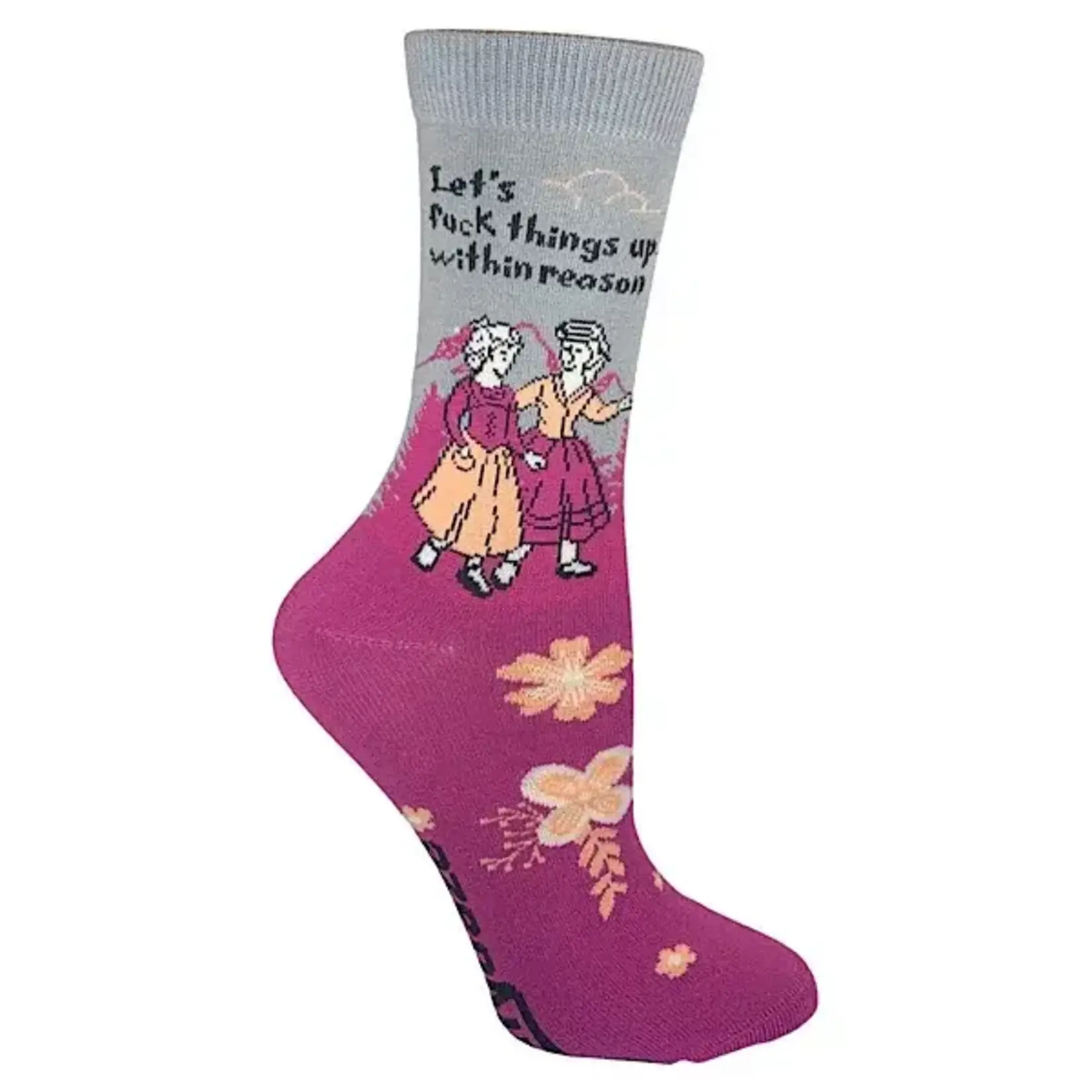 Socks (Womens) - Let’s Fuck Things Up Within Reason
