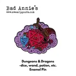 Pin - 20 Sided Die Potion Sword - Dungeons & Dragons