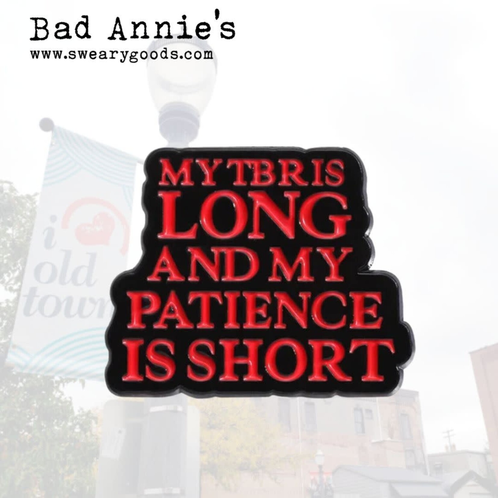 Pin - My TBR Is Long And My Patience Is Short