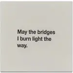 Napkins - May The Bridges I Burn Light The Way