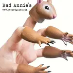 Finger Puppet - Squirrel (5 Pieces-Head and 4 feet/hands)