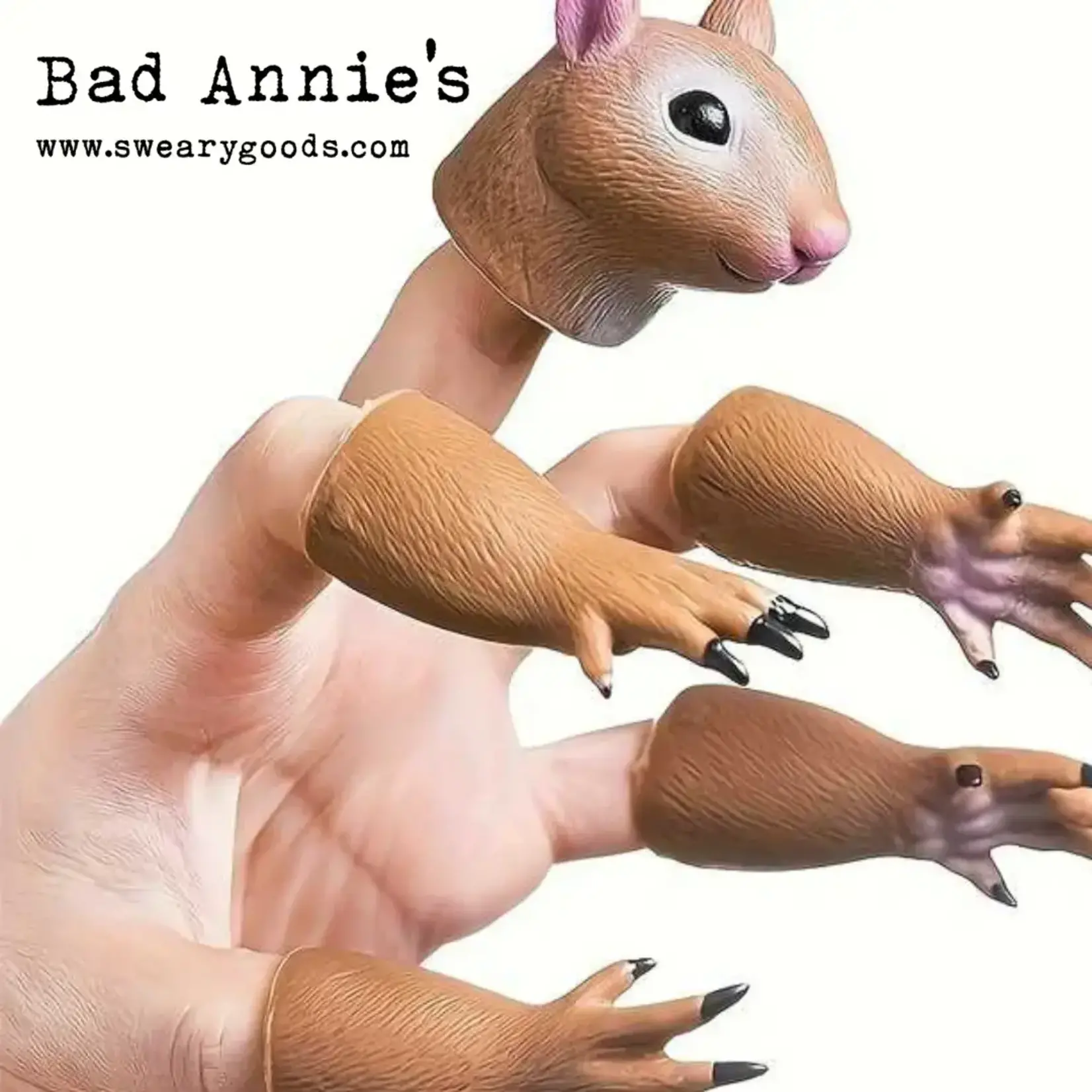 Finger Puppet - Squirrel (5 Pieces-Head and 4 feet/hands)