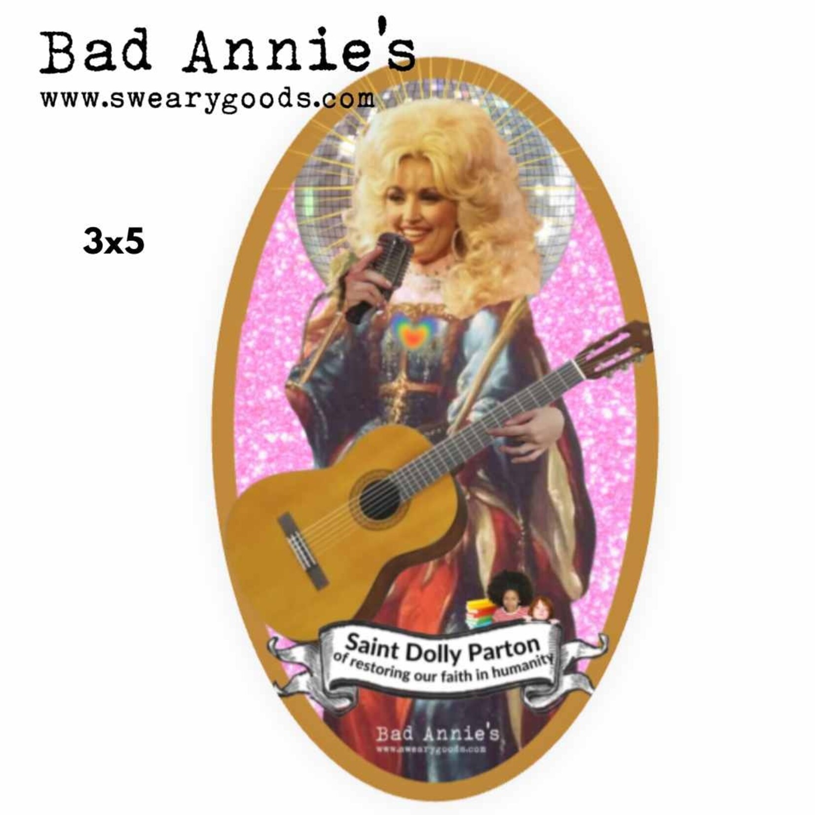 Sticker - Saint Dolly Parton Of Restoring Our Faith In Humanity