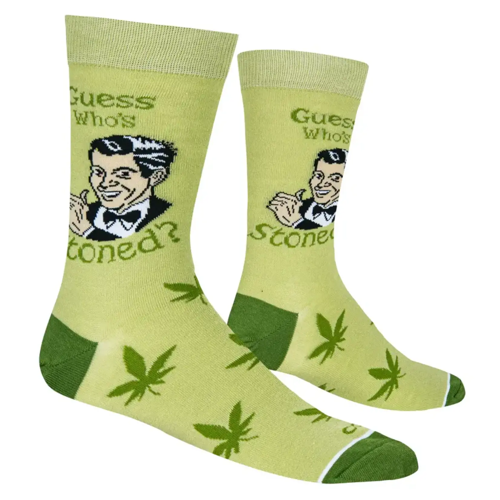 Socks (Mens) - Guess Who’s Stoned? (Marijuana, Cannabis, Weed, Pot)