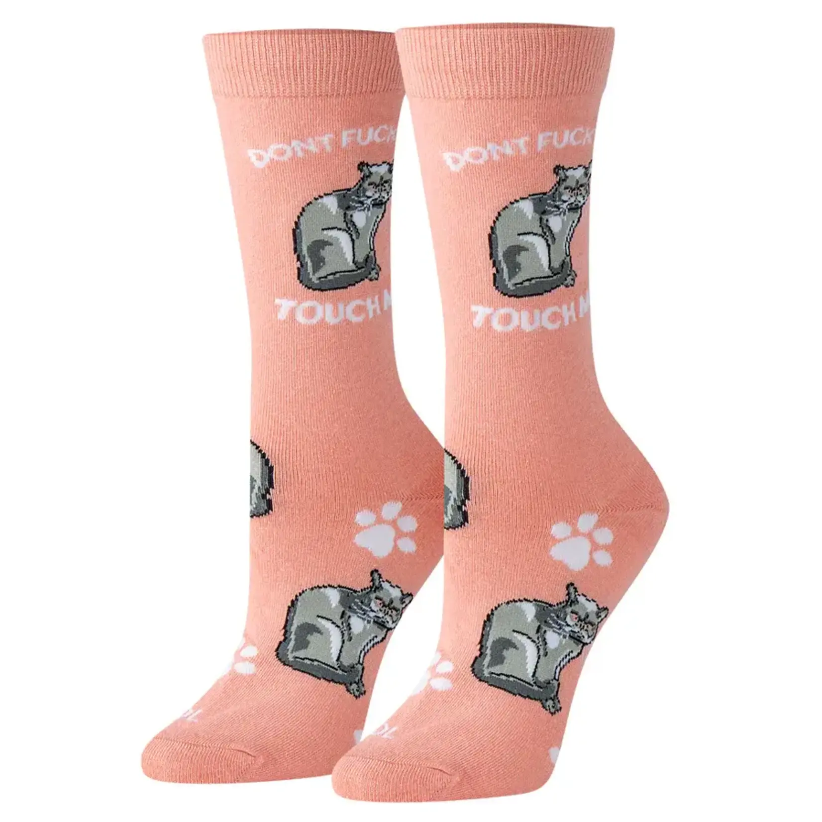 Socks (Womens) - Don’t Fucking Touch Me (Cat)