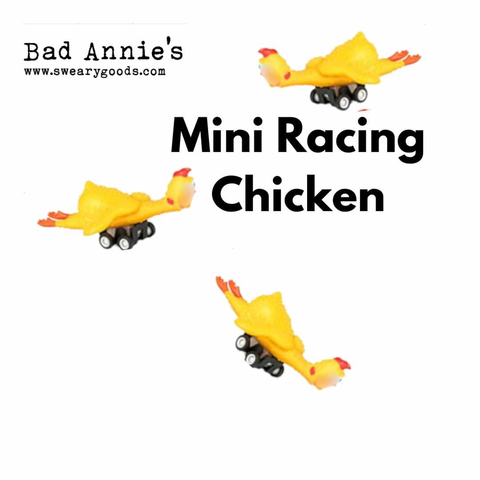 Toy Racers - Mini Racing Rubber Chicken
