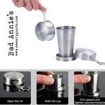 Keychain - Portable Pop Up Shot Glass