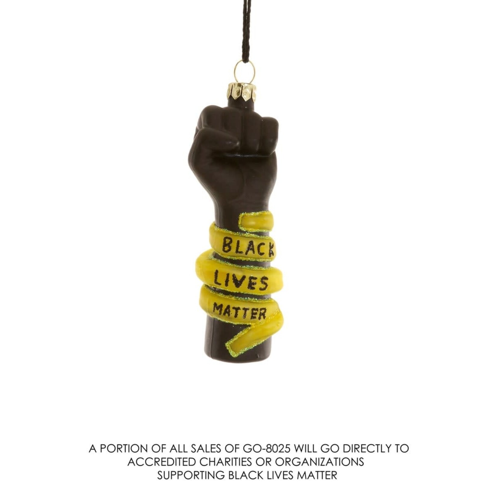 Ornament - Black Lives Matter - Fist With Banner