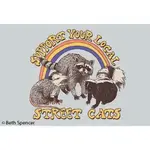 Magnet - Support Your Local Street Cats (Possum, Raccoon, Skunk)
