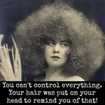 Magnet - You Can’t Control Everything. Your Hair Was Put On Your Head To Remind You Of That