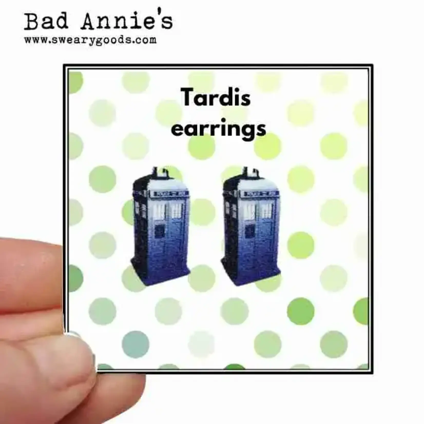 Earrings - Tardis - Doctor Who